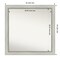 Amanti Art Non-Beveled Wall Mirror, Flair Polished Nickel Frame